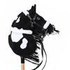 Realistic Plush Hobby Horse Soft Plush Hobby Horse Riding Stick Plush Horse Head  Performance Prop