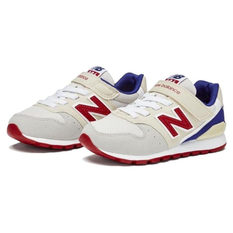 New Balance Comfortable Versatile Low-Top Kids Running Shoes Kids Sneakers Light-Blue Red YV996JD3