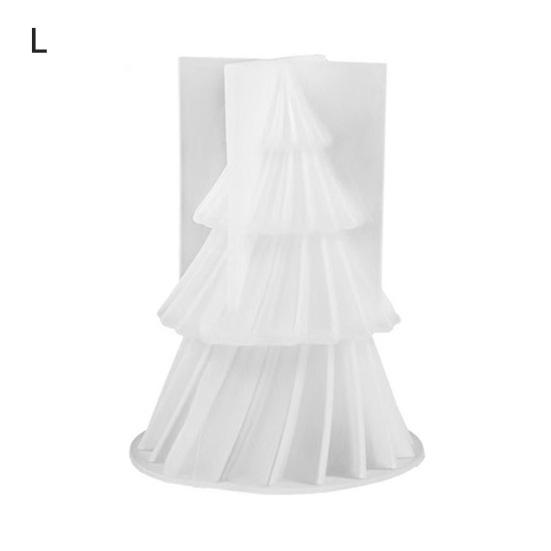 Christmas Tree Silicone Mold Flexible Non-Stick Mold Holiday-themed Resin Mold for Candles Chocolate Jelly Soap Making