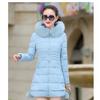 Down Jacket Women's Korean Version of The Slim Mid-length Women's Padded Jacket Padded Jacket