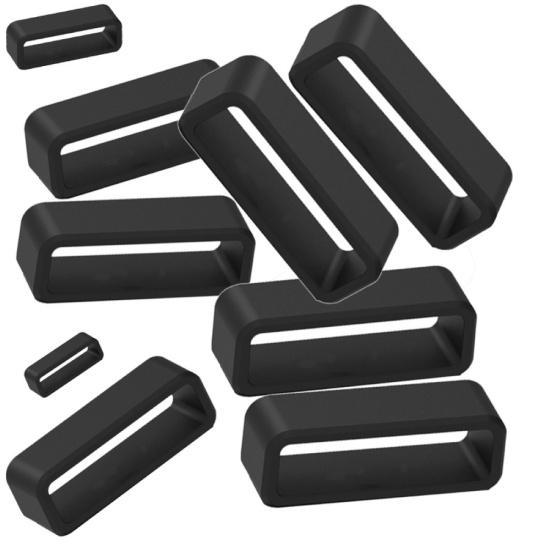 12-30mm Silicone Replacement Elastic Wrist Watch Strap Band Loop Ring Accessory