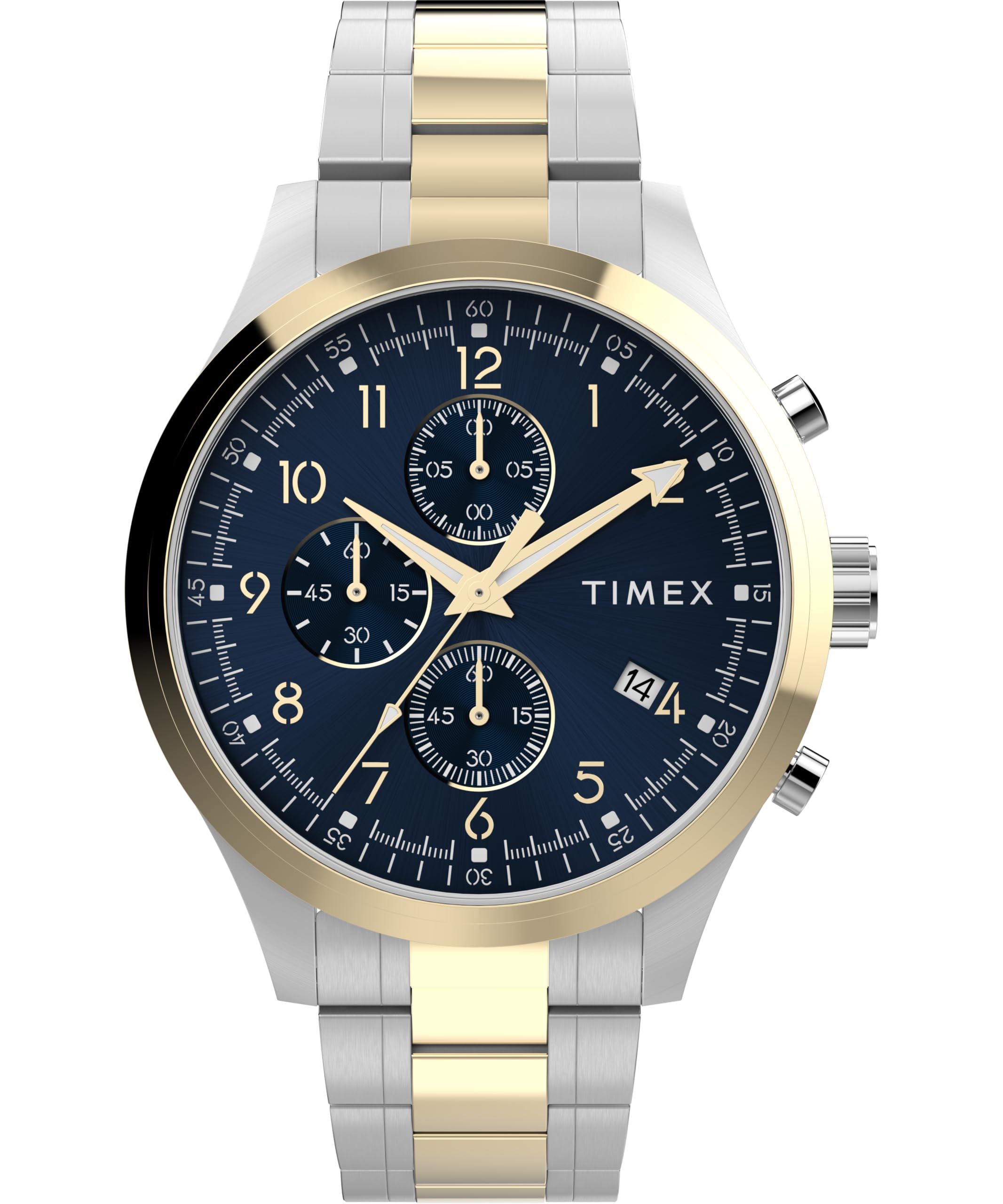 Dress Watch Quartz 50M Water Resistant Mineral Glass Navy Dial TW2Y01500 Unisex [TIMEX] [Authentic]