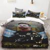 Duvet Cover Set Football Star Messi 3D Digital Printing Bed Sheet Queen Size Bed Set Fashion Design Comforter Set Boys Gift