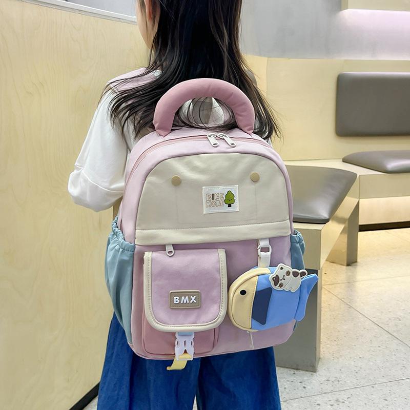 Schoolbag Kindergarten Schoolbag 1011 New Middle and Large Classes 1-1 Years Old Boys and Girls Lightweight Backpack Preschool Backpack