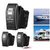 LED Light Bar Wippschalter 12V 24V Wasserdicht Dual LED Ein/Aus-Schalter Marine Druckknopf LED Lampenknöpfe für Boot LKW Anhänger