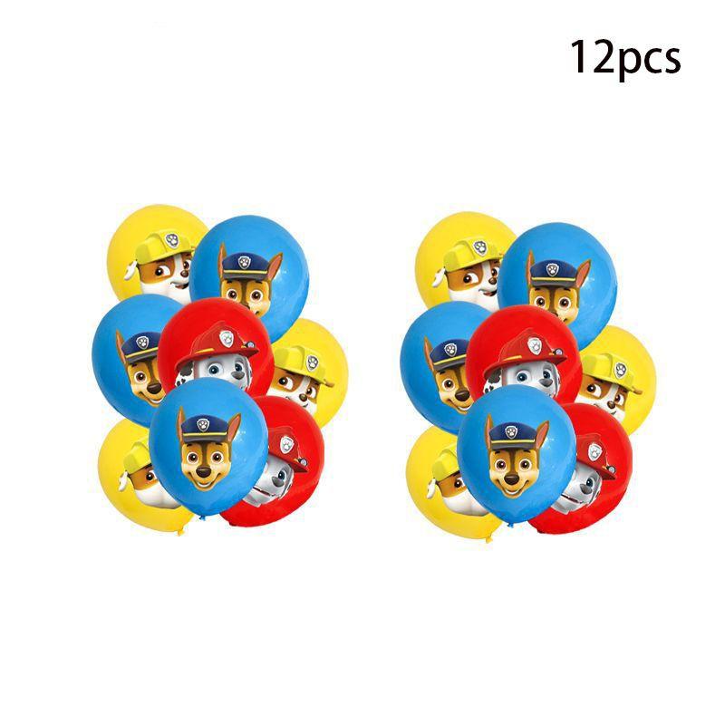 Paw Patrols Party Supplies Deluxe Birthday Decor Set With Balloons And Banners For Kids