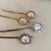 1PC Korean Style Simple New Irregular Shaped Pearl Barrettes Alloy Forehead Bang Clip Exquisite Side Clip Hairpin for Women