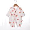 Newborn Summer Gauze Onesie with Belly Protector