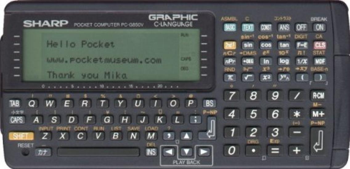 

Sharp G850V Pocket Computer [Scientific Calculator] чорний