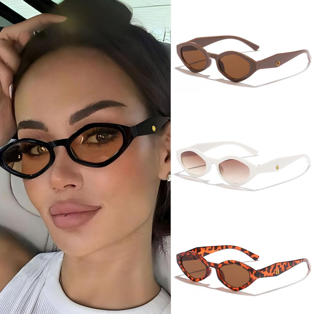 2026 Trendy Small Frame Polygonal Women Sunglasses Luxury Brand Design Sunglasses Men Outdoor Travel Shade Eyewear Female UV400