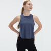 Women's Cross-Border Outdoor Sports Vest: Loose Swallowtail Fitness Yoga Top