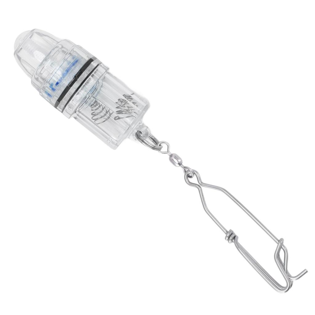 Fish Attracting Indicator Underwater Deep Drop LED Fish Lure Light with Metal Reinforced Large Pin Hook for Fishing Tool