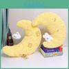 Plush Bear Moon Rabbit Comfort Pillow With Pp Cotton Filling For Sleep And Relaxation