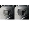 4Pcs For Dodge Challenger 2015- Carbon Fiber Interior Seat Back Cover Trim