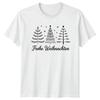Frohe Weihnachten Christmas Trees Holiday Graphic Unisex T Shirt Unisex Unisex Tee