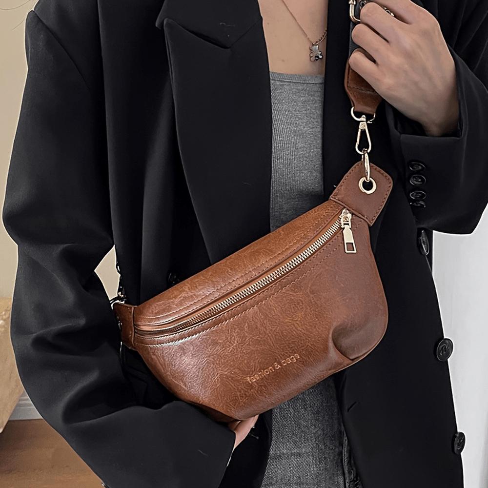 Bags Women's Versatile New Broadband Shoulder Crossbody Bag Women's Breast Bag Fanny Bag