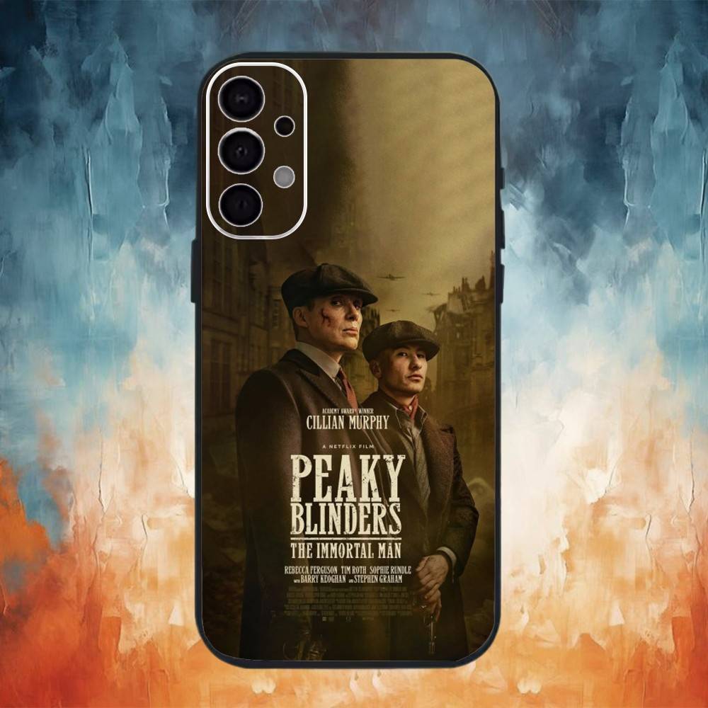 Чехол для телефона P-Peaky Blinders The Immortal Man для Samsung S26,25,24,21,22,23,30,20,Ultra,Plus,Fe,Lite Черный Мягкий Чехол Samsung S20ULTRA5G