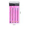 Stainless Steel Cuticle Pusher Double-Sided Double-Ended Dead Skin Remover Multicolor Beveled Steel Nail Art Tool Nail Care