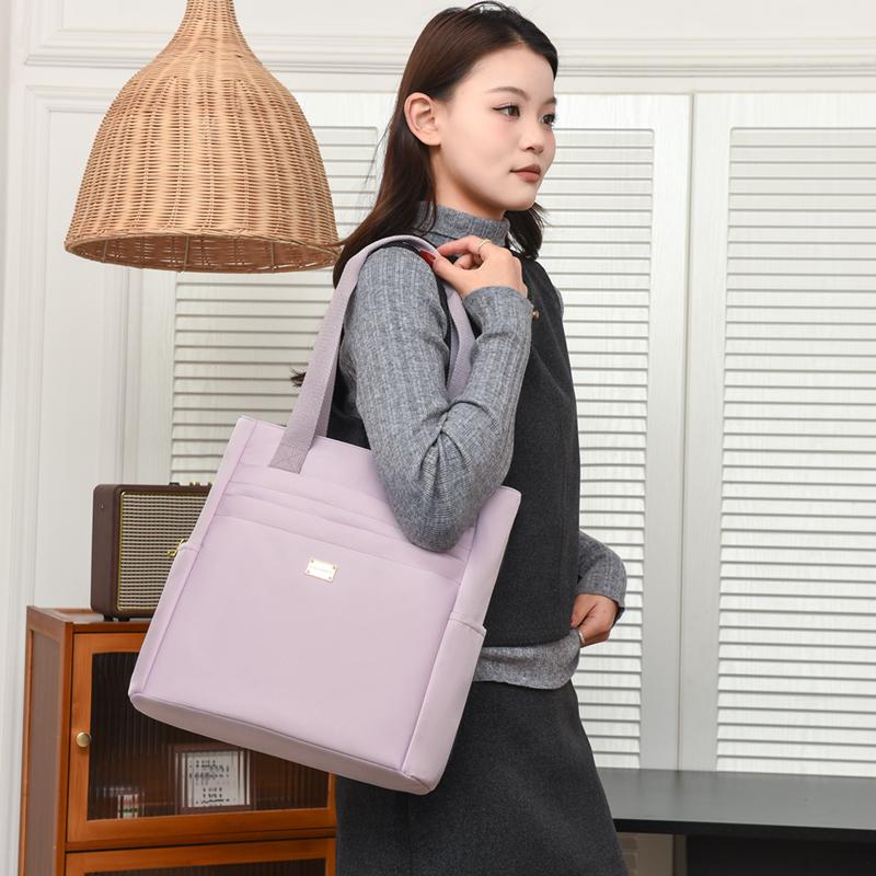 Damen Tragetasche mit großem Fassungsvermögen Pendler-Muttertasche Studentische Unterrichtsschultertasche