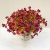 5/12Pcs Fall Artificial Violet Flower Realistic Fake Silk Flower Home