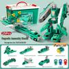 Children's Magnetic Transforming Robot Building Blocks Toy Set