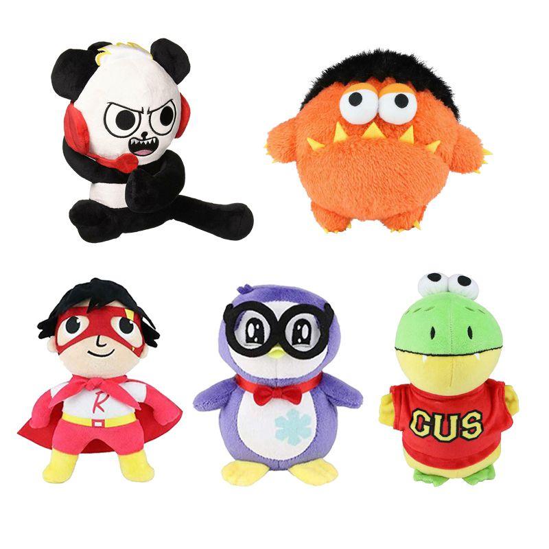 Lumea Ryans Combo Panda 18cm7" Jucărie de pluș moale, animal împăiat, cadou de Crăciun pentru copii