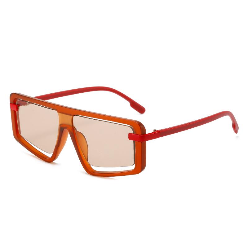 

Солнцезащитные очки в стиле Y2K 2021 года, конфетного цвета, с большой оправой - Модный дизайн «Миллениум», как у интернет-знаменитостей INS, для женщин New Arrival