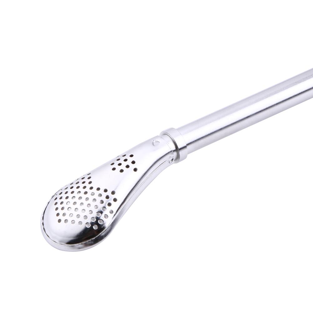 Stainless Steel Drinking Straw Tea Filter Handmade Yerba Mate Tea Strainer Gourd Washable Drinking Straws Tea Tool