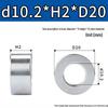 M8M10 Aluminum Alloy Thickened Round Hollow Spacer Sleeve