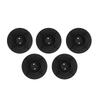 5 PEÇAS P61010 Pernas de Suporte para Piscina Acima do Solo de Aço Redondo Quadrado Tampa de Extremidade de Perna de Estrutura Plástica Pé de Reposição