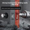 Electronic wrench to Electronic hammer square handle conversion head cement wall drilling hand drill joint impact drill tool