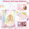 24 Pcs Princess Prince Party Favor Bags Prince Princess Castle Party Bags Princess Treat Bags with Handles Candy Goodie Bags for Gender Reveal Party