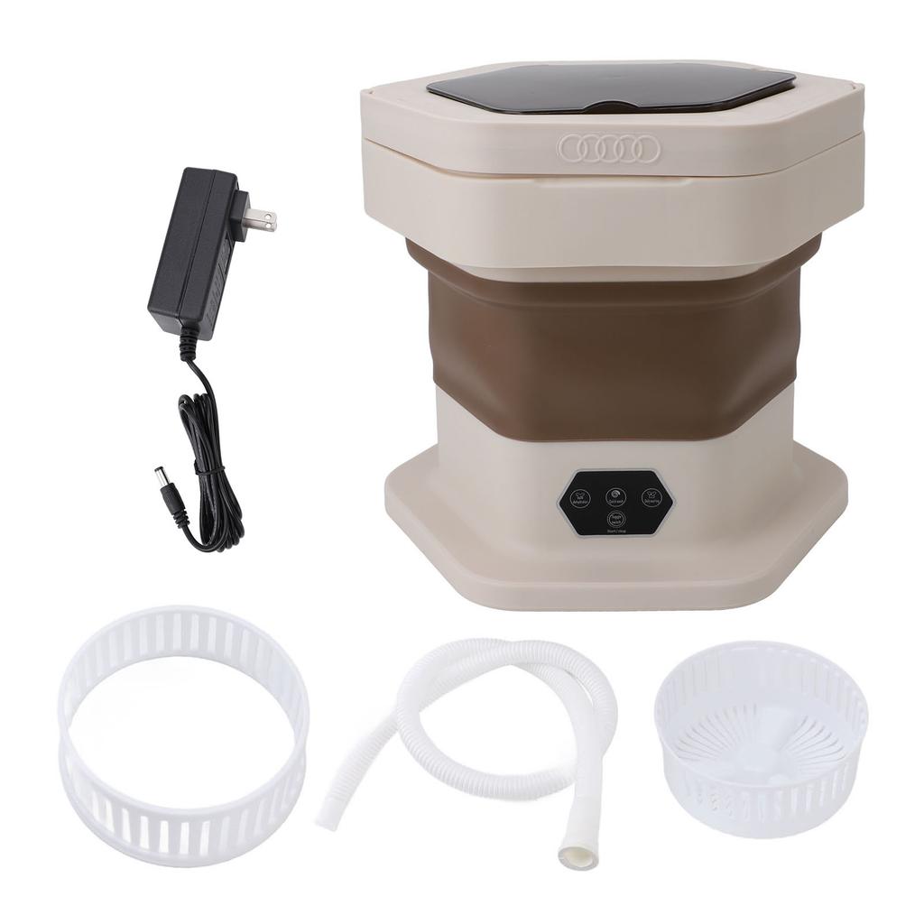 Mini Foldable Washer Wash and Spin Combo Ultra Cleaning Portable Travel Washer for Baby Clothes