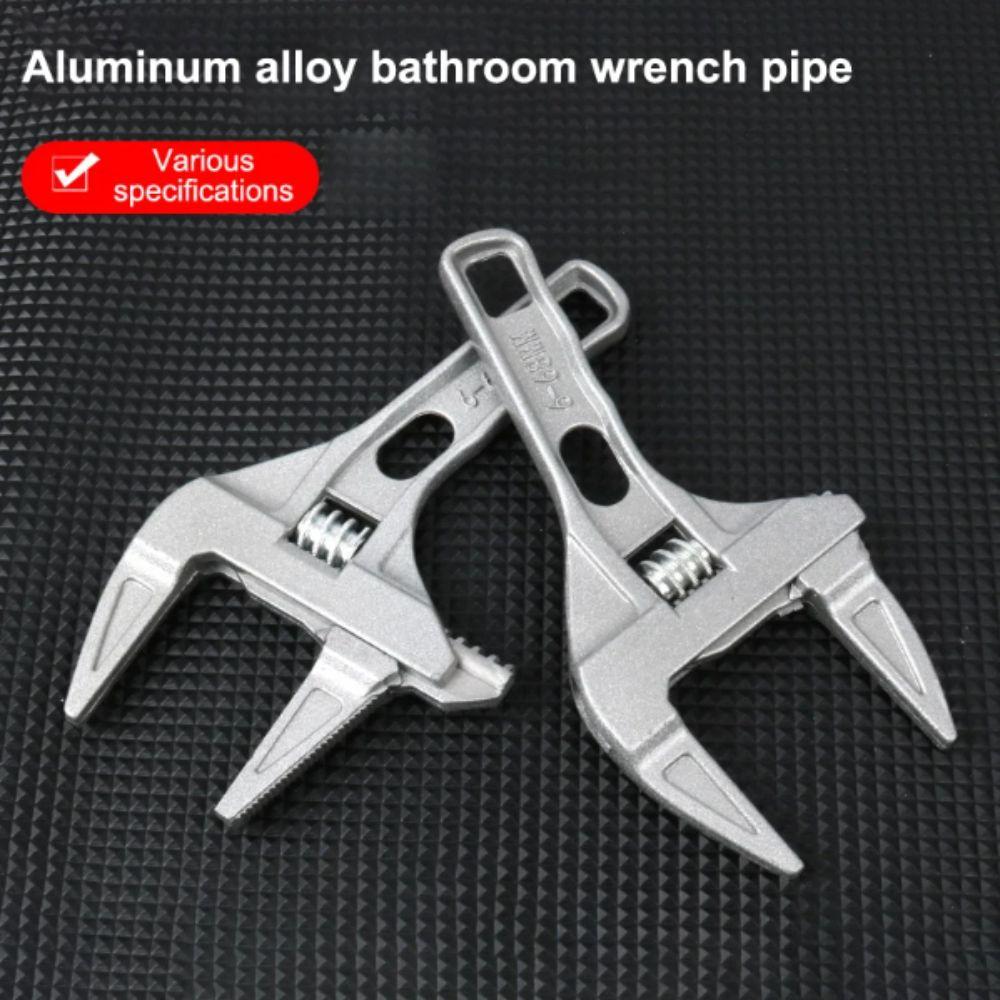 Large-opening Adjustable Wrench Multifunctional Plumbing Wrench Universal Pipe Wrench  Nut Removal