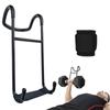 Dumbbell Spotter Hooks Hanger Heavy Duty Dumbbell Hooks with Wrist Wrap Heavy Power Dumbbells Rack Attachments Safety Connector
