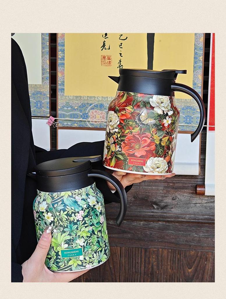 Chinese Teapot: Large-Capacity Insulated Stovetop Tea Maker with Tea-Water Separation for Traditional Brewing