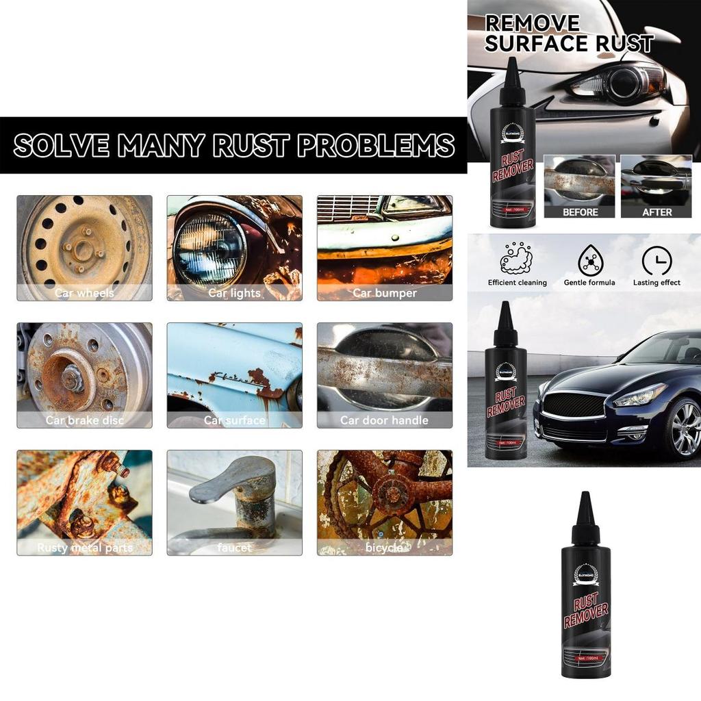 Rayhong Nettoyant antirouille polyvalent pour polissage du métal et restauration de jantes de voiture 100 ml