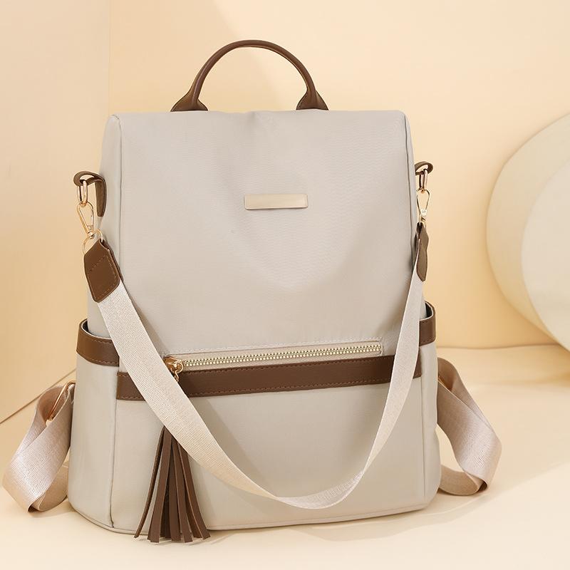 New large-capacity fashion backpack women's retro casual anti-theft schoolbag backpack women's shoulder bag