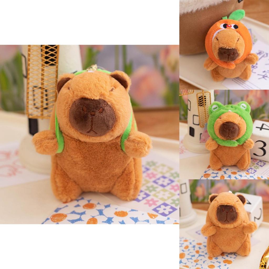 Adorable New Cute Capybara Plush Toy Keychain Perfect For Girls Bag Accessories