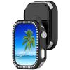 Damen Diamant Hülle Für Redmi Watch 6 Hohl PC Hartschalen Bumper Für Redmi Watch 6 Smartwatch Schutz Anti-Fall Hülle