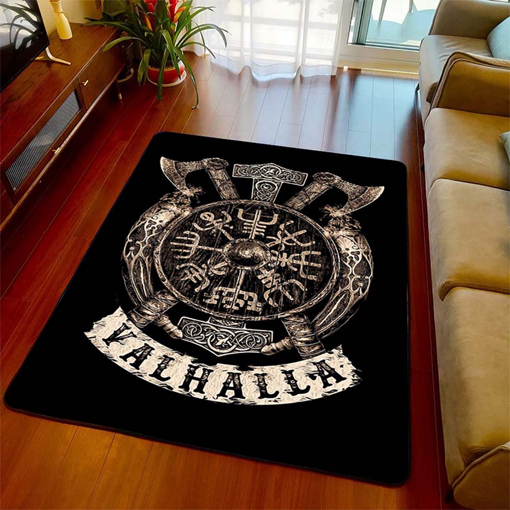Black Celtic Viking Carpet Dragons Tattoo Luxury Area Rugs Carpets Home Decoration The Us Decor Greek Eye Tree Viking Area Rugs
