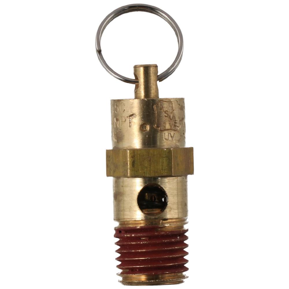 125PSI Brass Safety Valve Gold Air Compressor Check Valve Air Compressor
