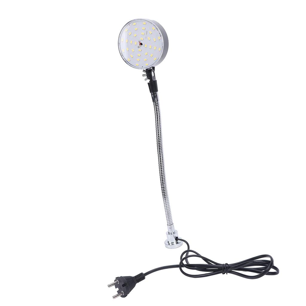 LED Machine Light 30cm Flexible Gooseneck Magnetic Base Work Light for Lathe Workbench Workshop