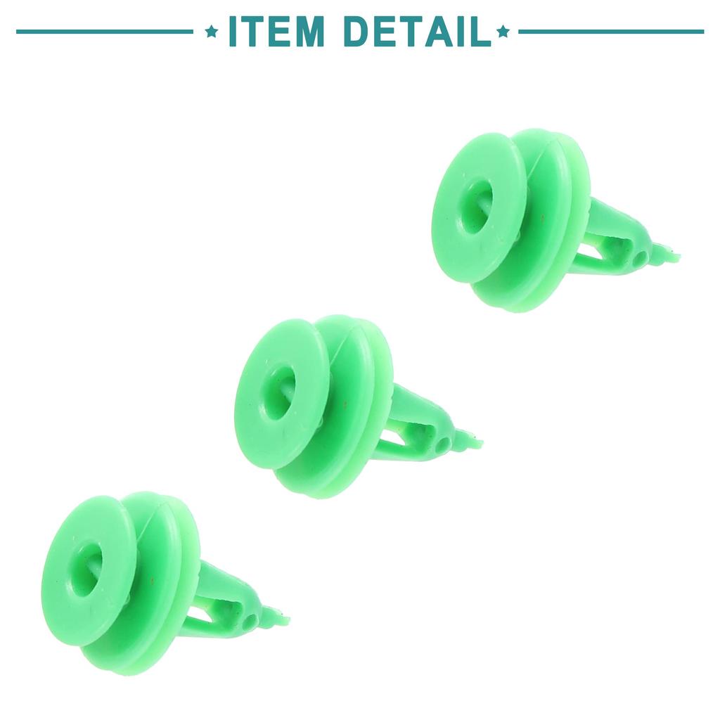ACROPIX 20pcs Door Trim Panel Bumper Fender Fastener Splash Guard Push Rivet Retainer Clip 8mm Green