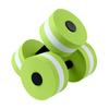 2Pcs Water Dumbbell High Density EVA Foam Pool Weight Women Water Aerobic Weight Loss Floating Exercise Dumbbell Aqua Fitness Barbell