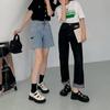 Brand Ladies Thick-soled Roman Sandals  New Summer Autumn Retro Platform Women Shoes Hollow Fairy Wind Heightening Sandals2024