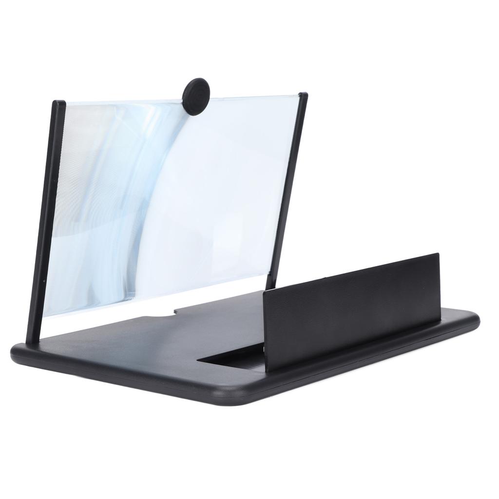 12 Inch Screen Magnifier 3D HD Mobile Phone Screen Amplifier Enlarger Foldable Phone Stand for Movies Videos Games