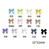 Hot-Selling Bowknot Nail Art Accessories Macaron Color Solid Color Ribbon Bowknot Mixed Pack