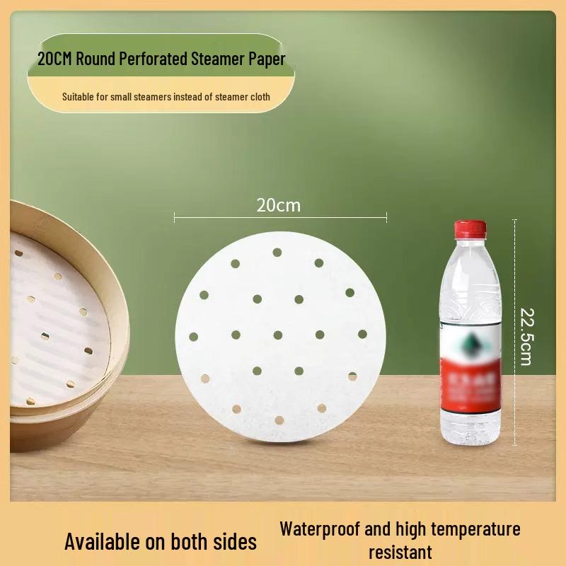 Non-Stick Disposable Steamer Paper for Buns & Mantou