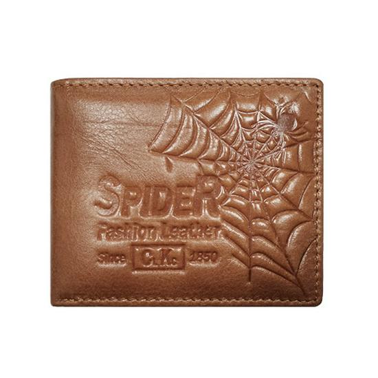 "Men's Casual Cowhide ID & Card Short Wallet"